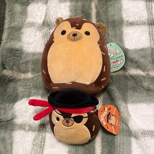 Squishmallows Hedgehog Plush Set